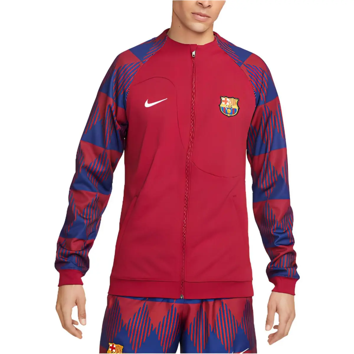 Nike Jackets Men's Noble Red Stand Collar Moderate Other