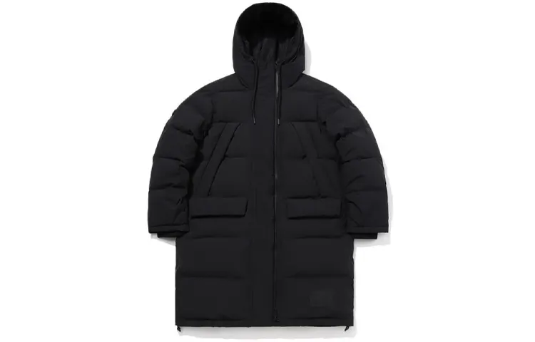 Li Ning Down Jackets Men's New Standard Black Hooded Thickened Other