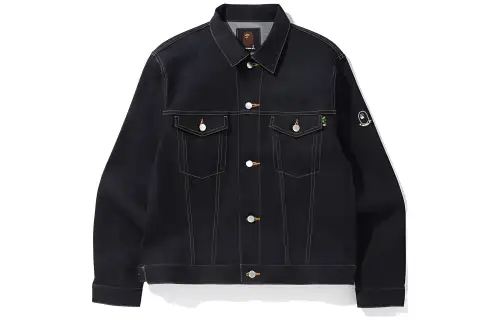 A BATHING APE FW22 Denim Jacket Men's Dark Blue