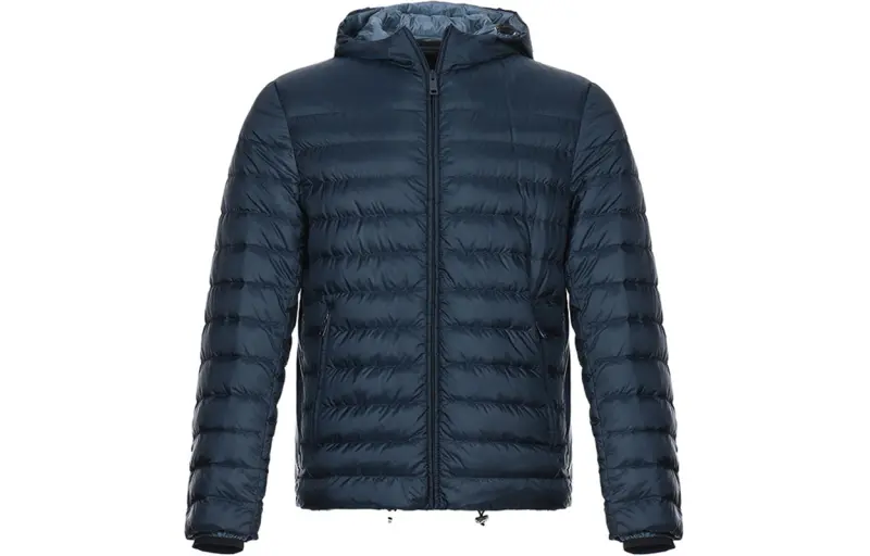 PRADA Down Jackets Men's Navy Hooded Moderate Other