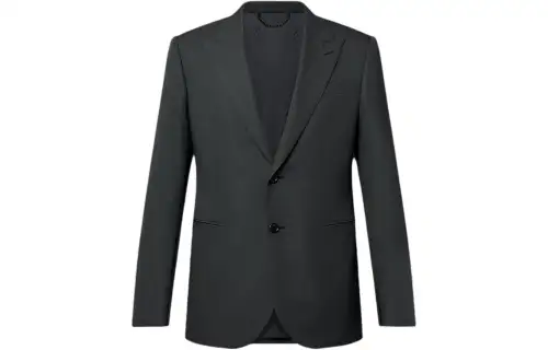 LOUIS VUITTON Single-Breasted Wool Pont Neuf Jacket