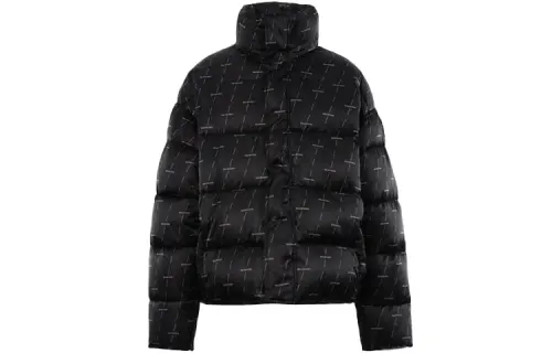 Balenciaga Down Jacket Loose Fit Men's Black