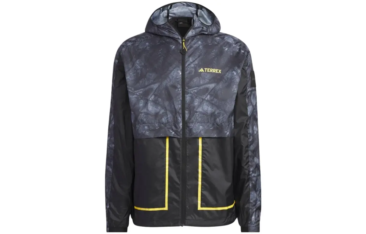 Adidas National Geographic Collab Jackets Men's Black Hooded Moderate Other