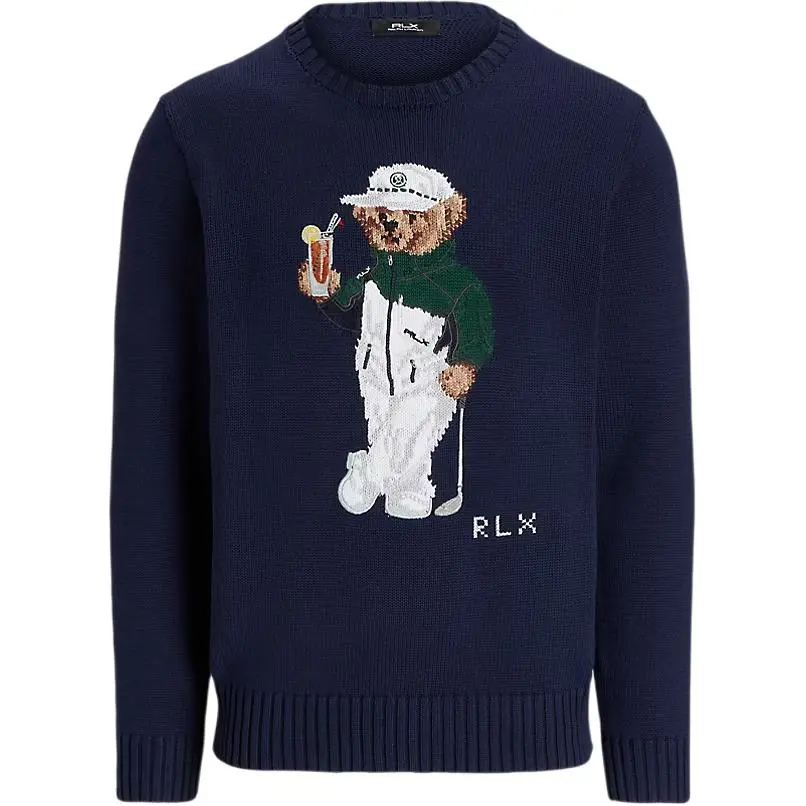 Polo Ralph Lauren Polo Bear Knitwear Men's Marine Blue