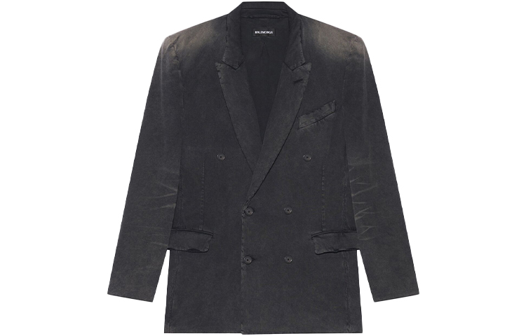 Мужской пиджак Balenciaga Double-Breasted Jacket (черный)