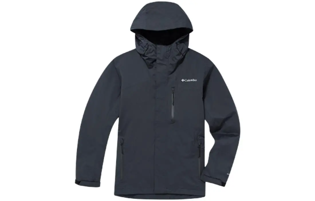 Columbia Jackets Men's Black Hooded Moderate Other