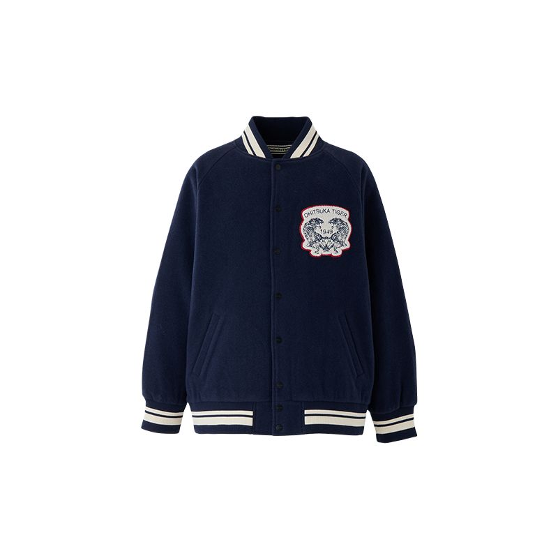 Куртка Onitsuka Tiger BLOUSON (темно-синяя)