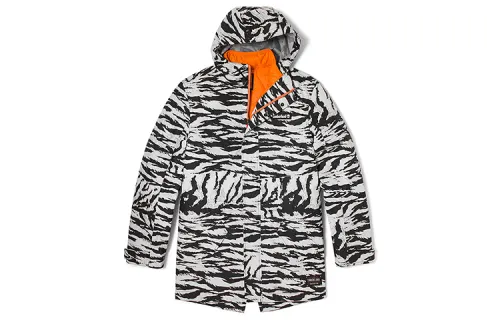 Timberland Year Of The Tiger Collection Windbreaker Jackets Unisex Tiger Print Camouflage Hooded Moderate