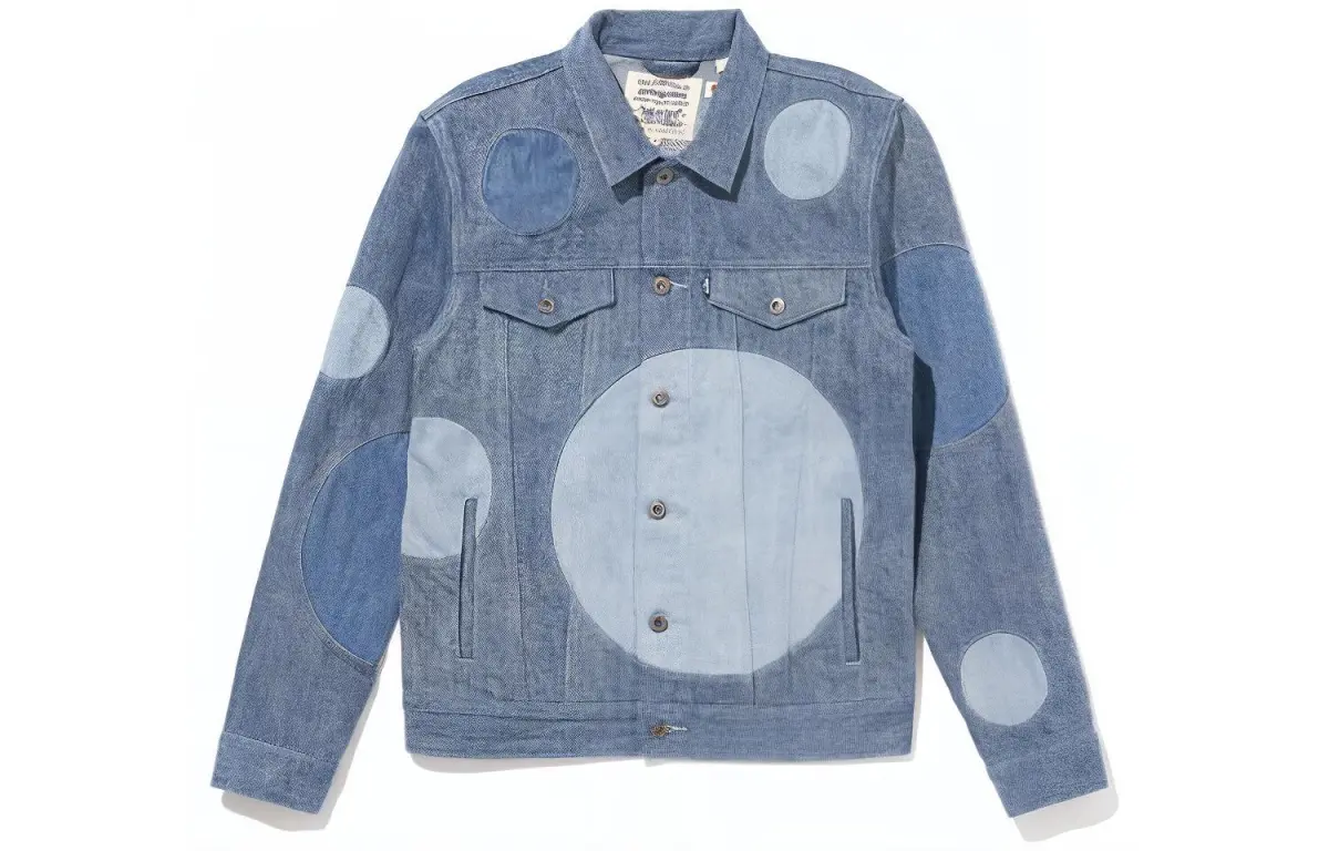Levi's Denim Jackets Men's Sea Indigo Lapel Moderate Straight Fit