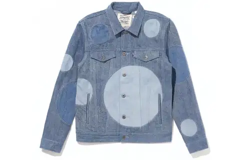 Levis Denim Jackets Men's Sea Indigo Lapel Moderate Other