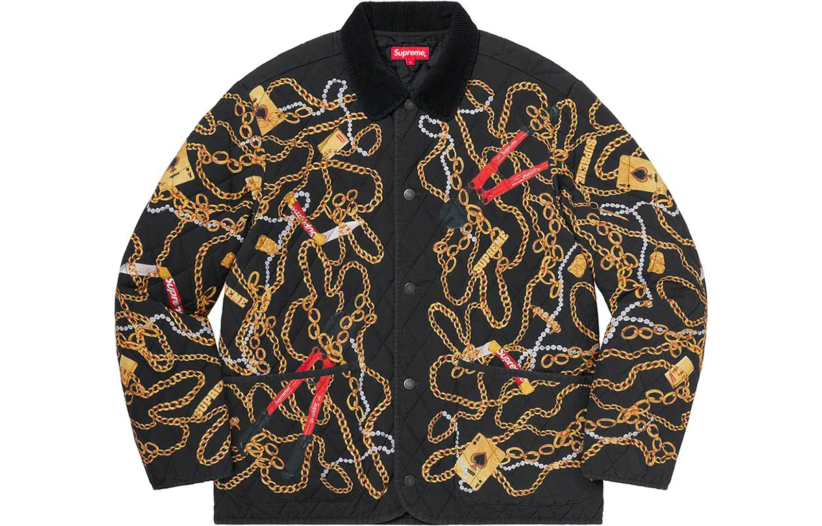 Supreme Chains Quilted Jacket