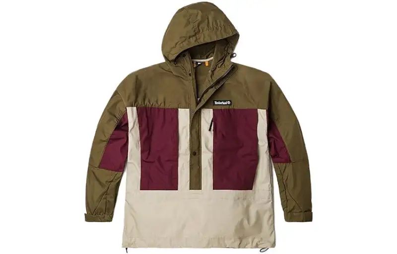 Timberland Jackets Men's Dark Olive Green Hooded Moderate Other