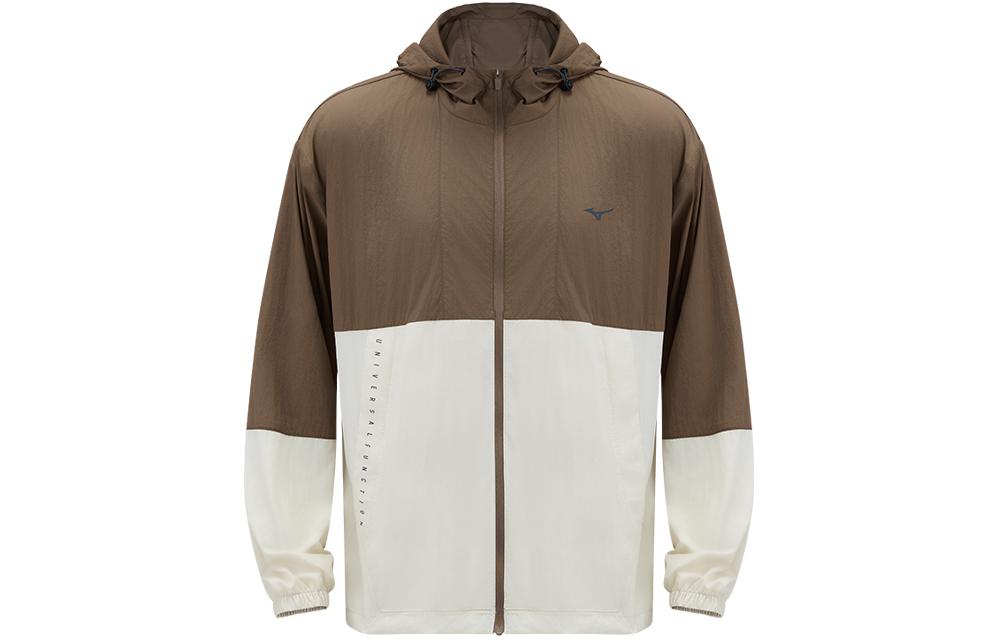 Куртка Mizuno Hooded Lightweight Jacket (коричневая)
