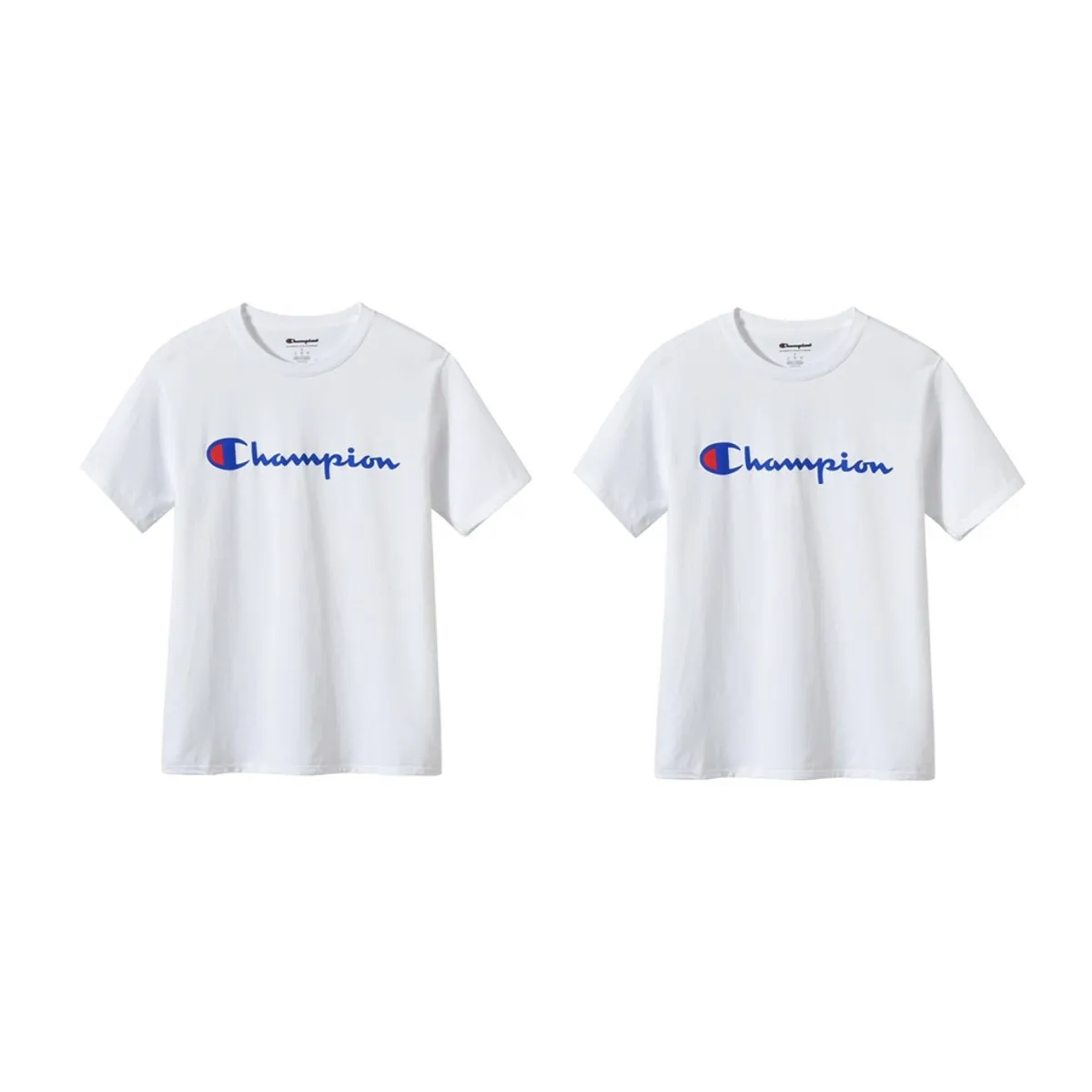 Champion T Shirt Unisex 2 Pack White