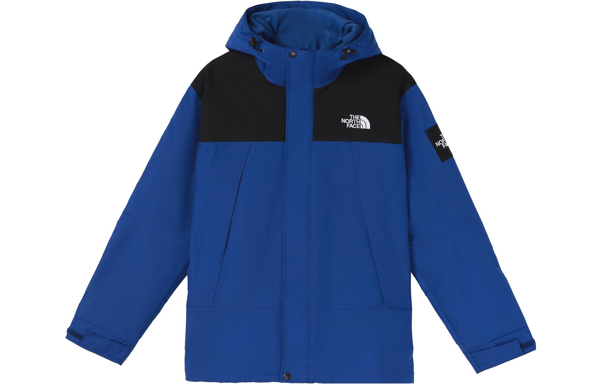 Унисекс куртка The North Face Colorblock (ярко-синяя)
