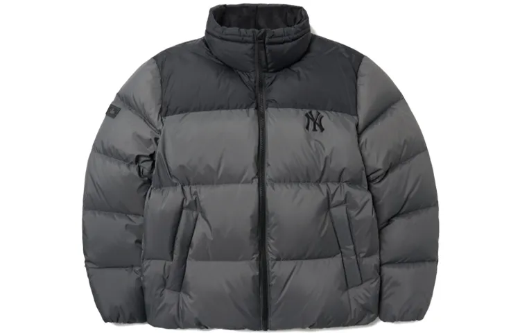 MLB Down Jacket Winter, Short Unisex Gray