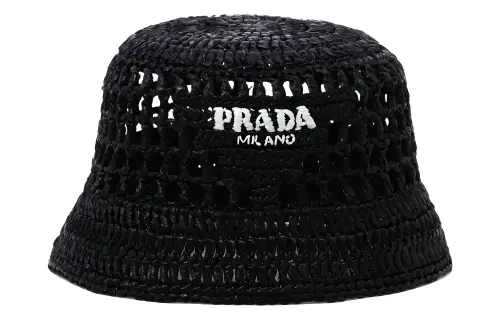 Prada crochet bucket hat
