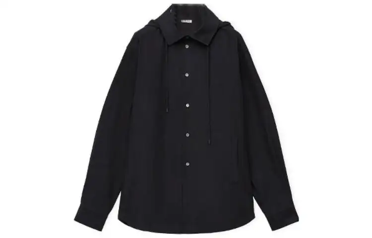 LOEWE Hooded Overshirt In Cotton