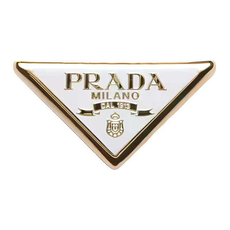 Prada logo-design scarf clip