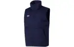 Under Armour Down Vests Unisex Blue Stand Collar Moderate Other