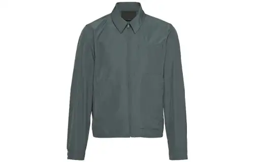 PRADA Jackets Men's Lead Gray Lapel Moderate Other