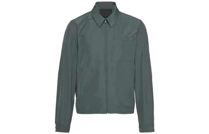 PRADA Jackets Men's Lead Gray Lapel Moderate Other