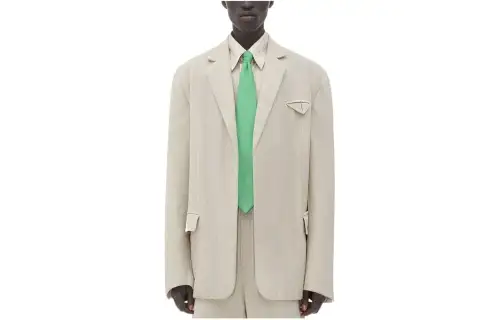Bottega Veneta Mouline Relaxed Fit Jacket