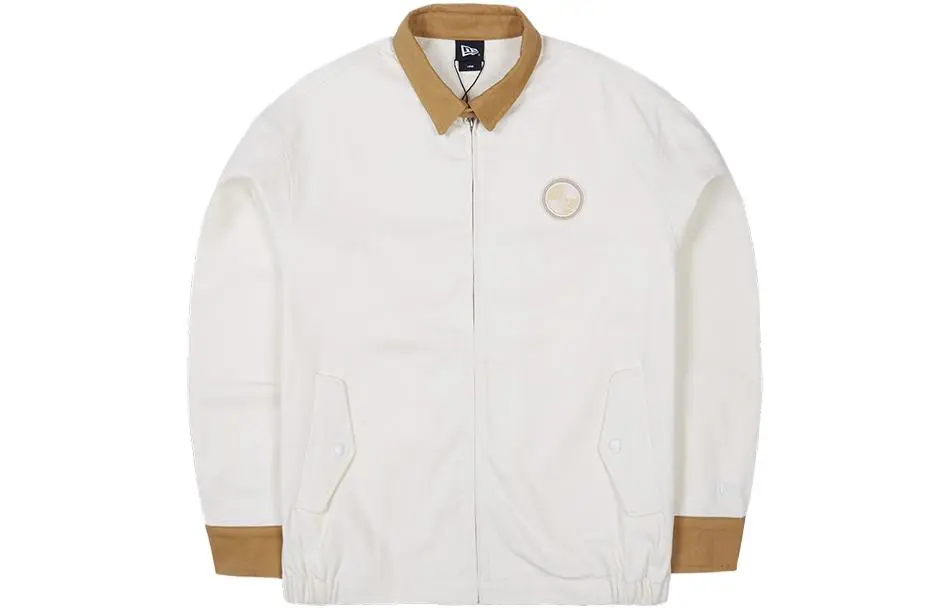 New Era Jackets Man Ivory White