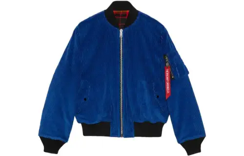 GUCCI Jackets Unisex Blue Baseball Collar Moderate Other