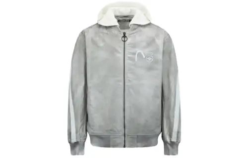 EVISU Denim Jacket Men's Light Gray