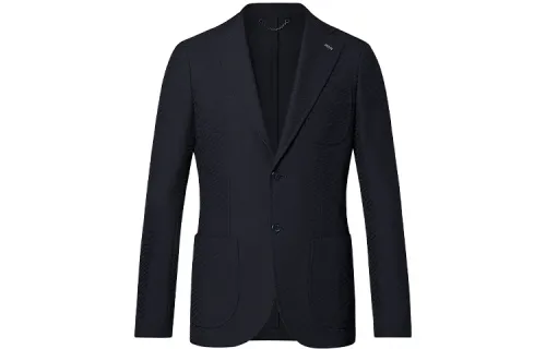 LOUIS VUITTON SS22 Business Suit Coat Men's Marine Blue