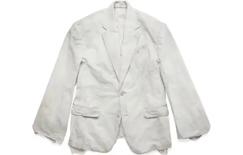 Balenciaga Business Suit Coat Loose Fit Men's Gray