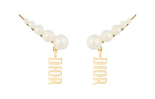 DIOR Earrings Women's Gold