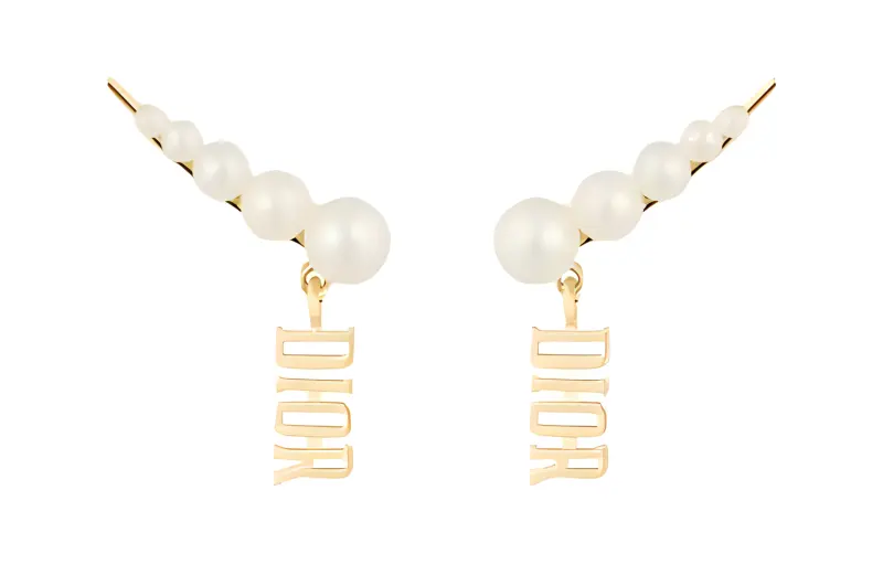 DIOR Earrings Women's Gold