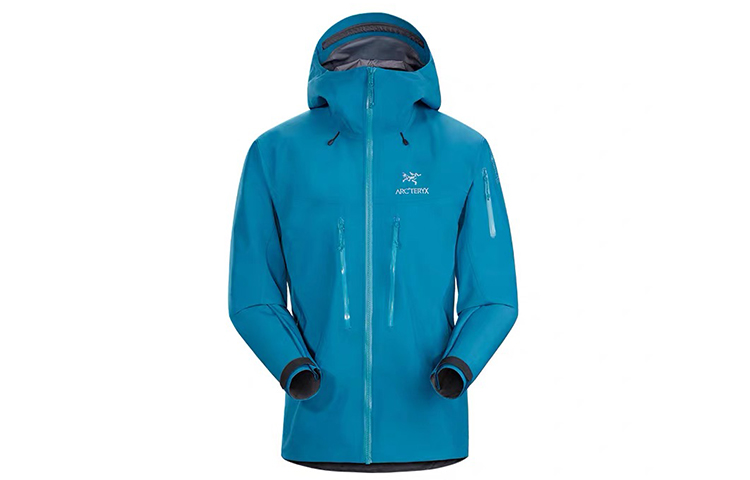Мужская куртка Arcteryx Alpha SV (черная) — фото 14