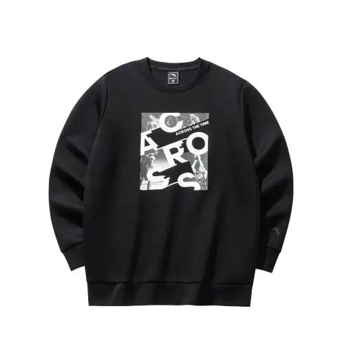 Anta Sweatshirt Men's Basic Black