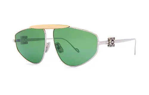 LOEWE Alloy Aviator Sunglasses Women's Gold