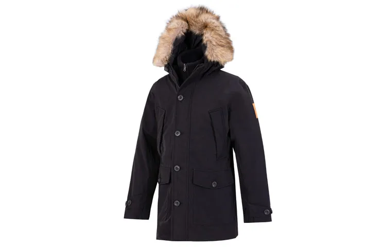 Timberland Windproof Windbreaker Jacket Men's Black