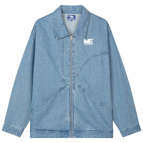 MIND ERROR Jackets Men's Blue Square Collar Moderate Other