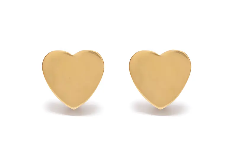 Balenciaga Stud Earrings Women's Gold