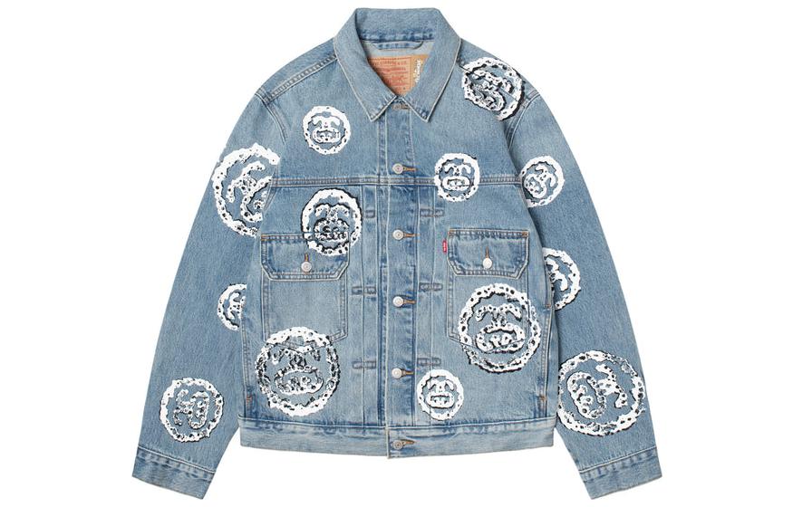 Куртка Stussy x Denim Tears (голубая)