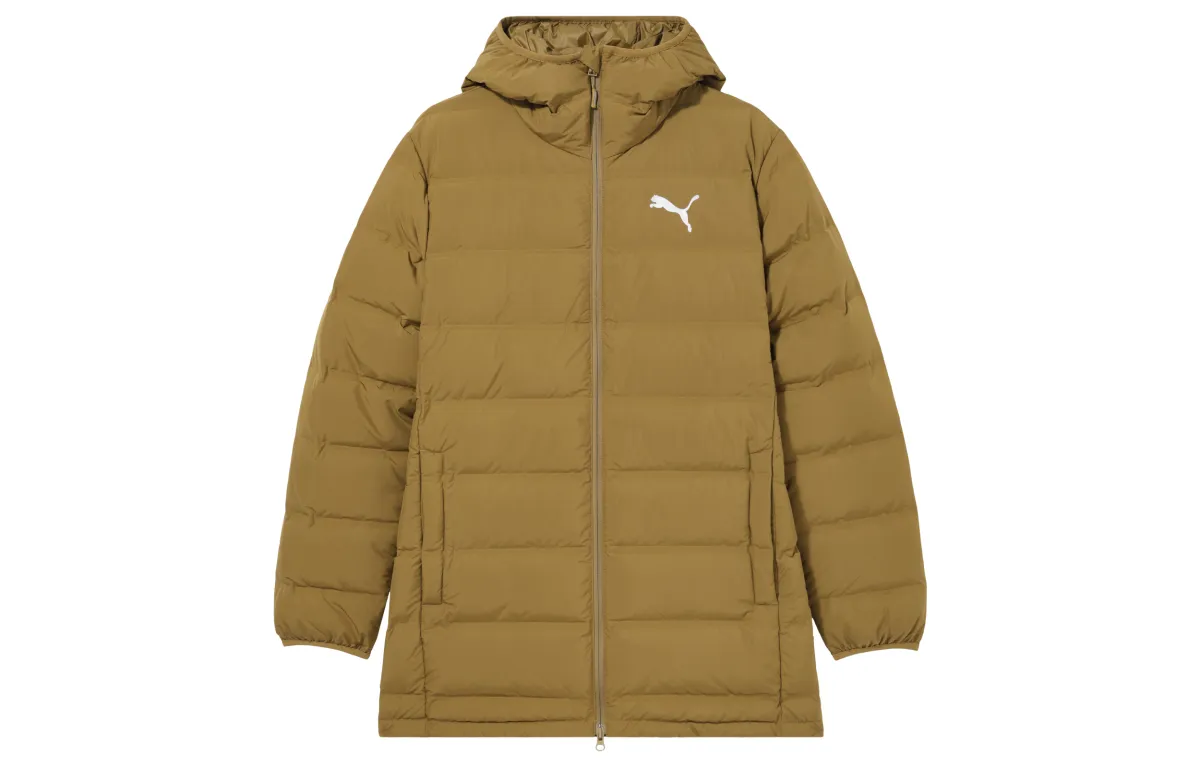 PUMA Jackets Men's Brown Hooded Moderate Other
