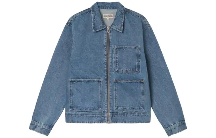 Stussy Denim Zip Work Jacket