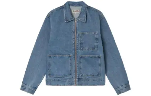 Stussy Denim Zip Work Jacket