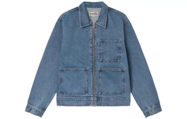 Stussy Denim Zip Work Jacket