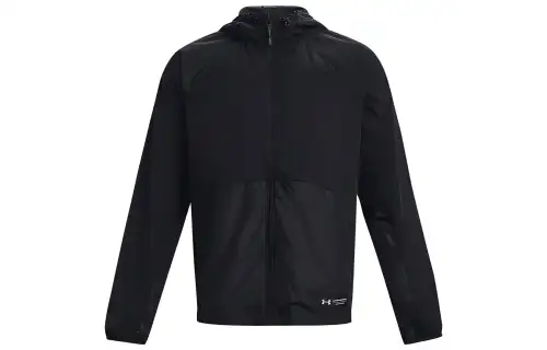 Under Armour Jackets Men's Black Hooded Moderate Other