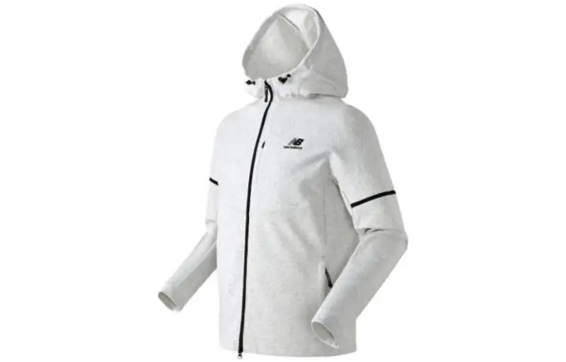 New Balance Jackets Men's Gray Hooded Moderate Other