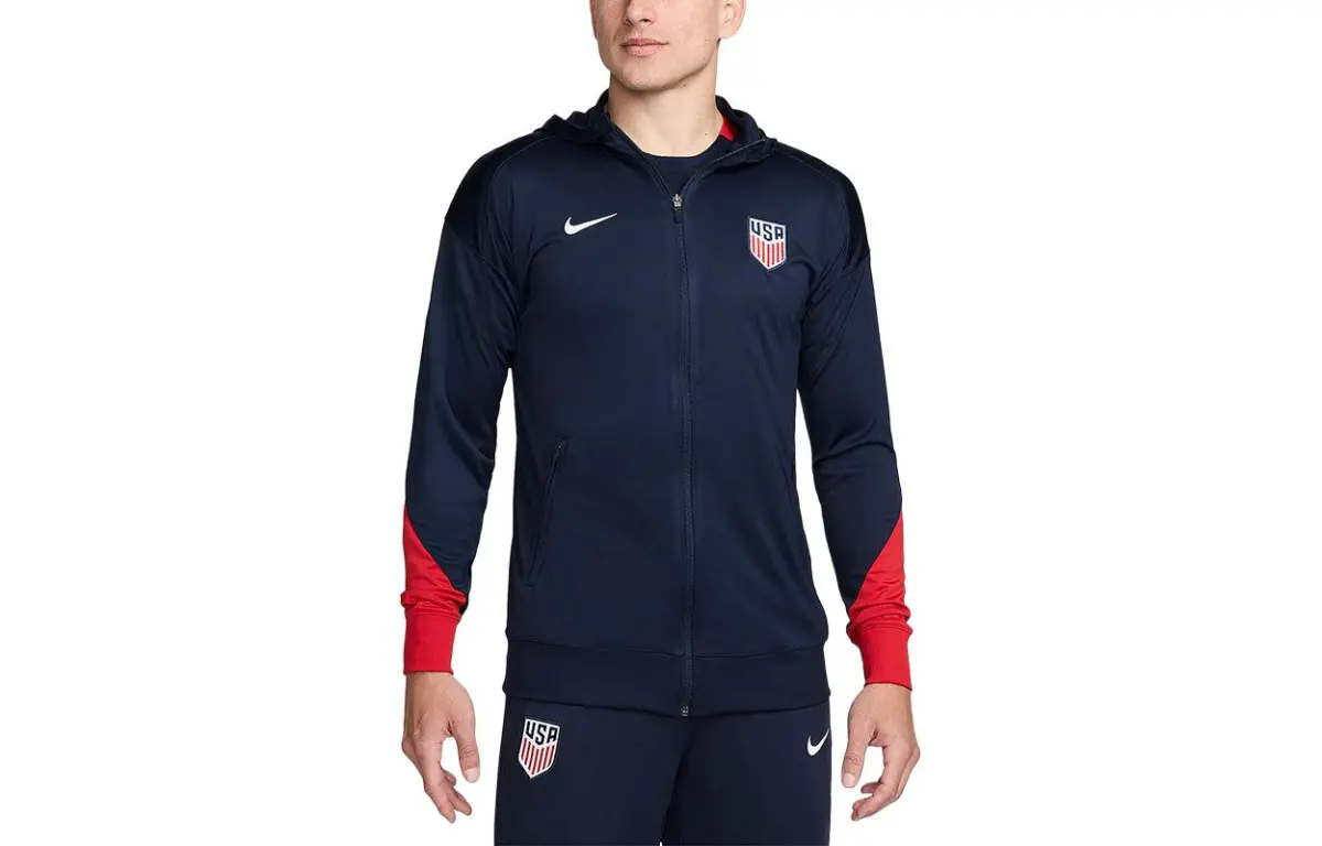 Nike Usmnt Strike Men's Nike Dri-FIT Soccer Hooded Track Jacket
