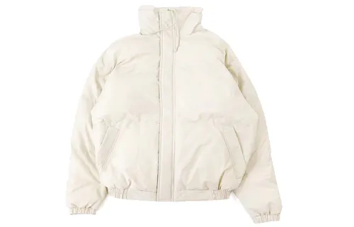 Fear Of God Essentials FW19 Puffer Jacket Unisex Ecru