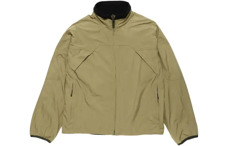 Nike Jackets Men's Green Stand Collar Moderate Reversible